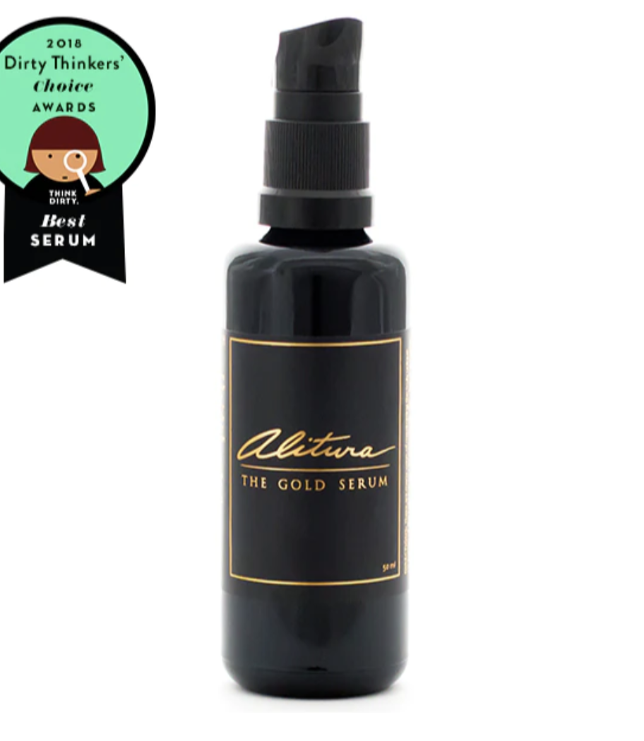 Alitura Gold serum, certified organic skin care for men, super face serum, organic, natural anti-aging for men.